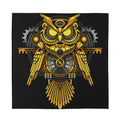 Steampunk Owl Print Silk Bandana