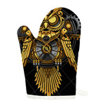Steampunk Owl Print Single Oven Mitt