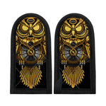 Steampunk Owl Print Skillet Handle Cover