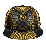 Steampunk Owl Print Snapback Cap