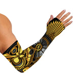 Steampunk Owl Print Sun Protection Arm Sleeves