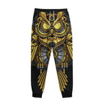 Steampunk Owl Print Sweatpants