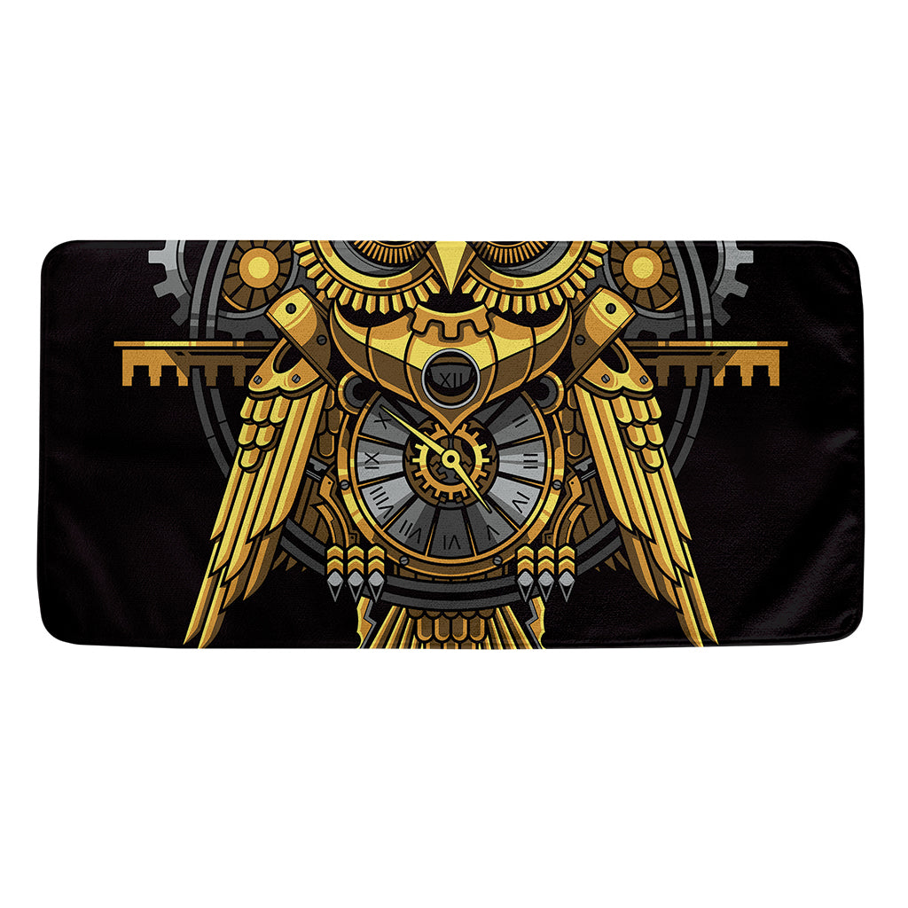 Steampunk Owl Print Towel