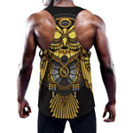Steampunk Owl Print Training Tank Top