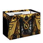 Steampunk Owl Print Utility Tote Bag