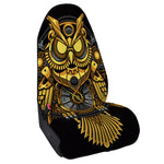 Steampunk Owl Print Waterproof Car Seat Cover