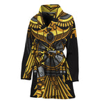 Steampunk Owl Print Women's Bathrobe