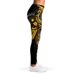 Steampunk Owl Print Women's Leggings