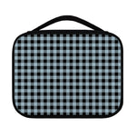 Steel Blue And Black Buffalo Check Print Classic Bible Case