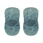 Steel Blue Snakeskin Print Bar Stool Covers