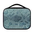 Steel Blue Snakeskin Print Classic Bible Case