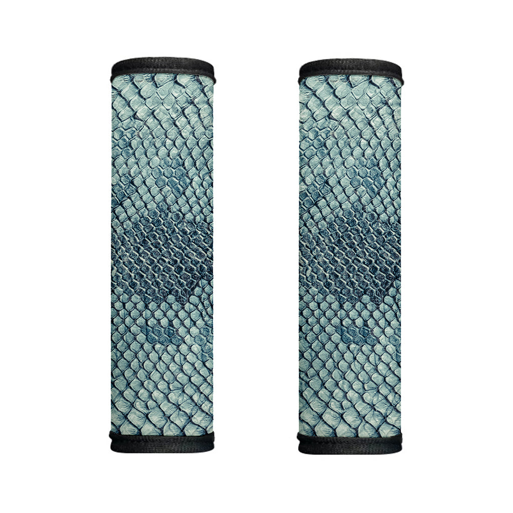 Steel Blue Snakeskin Print Handle Covers