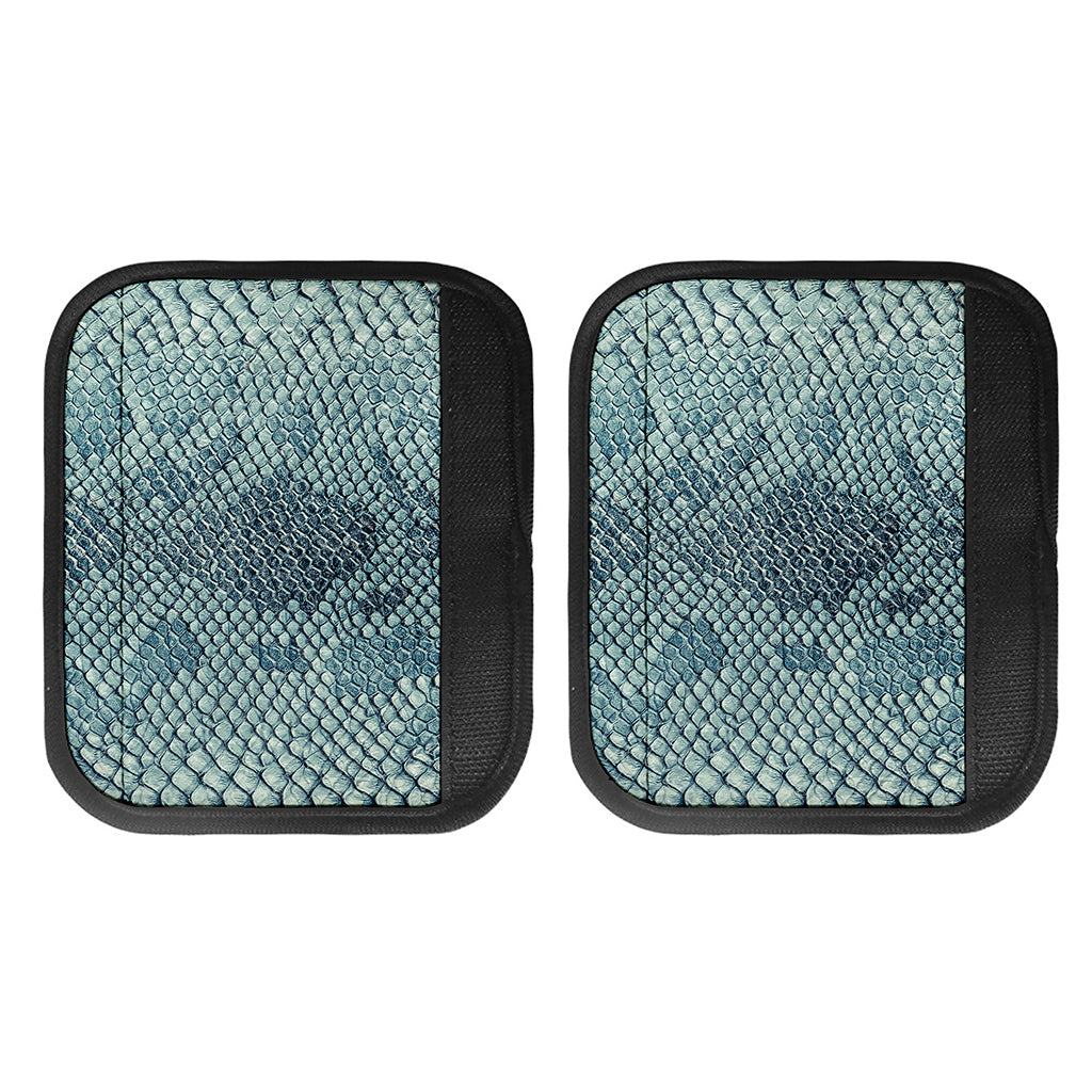 Steel Blue Snakeskin Print Handle Covers
