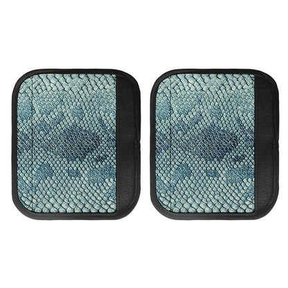 Steel Blue Snakeskin Print Handle Covers