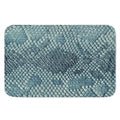 Steel Blue Snakeskin Print Indoor Door Mat