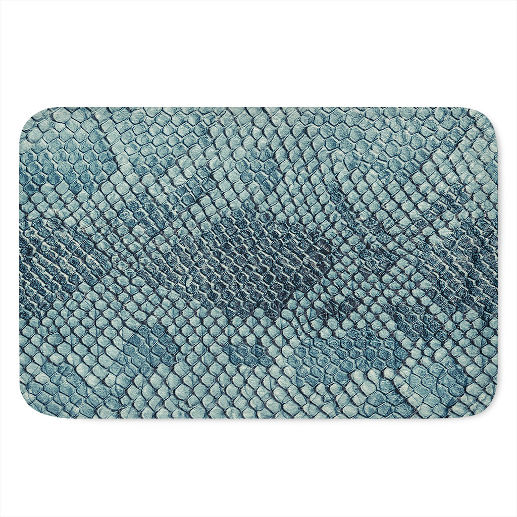 Steel Blue Snakeskin Print Indoor Door Mat