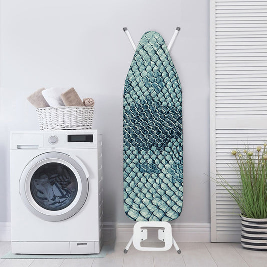 Steel Blue Snakeskin Print Ironing Board Cover