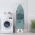 Steel Blue Snakeskin Print Ironing Board Cover