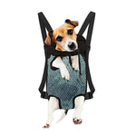 Steel Blue Snakeskin Print Pet Carrier Backpack