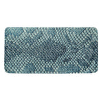 Steel Blue Snakeskin Print Towel