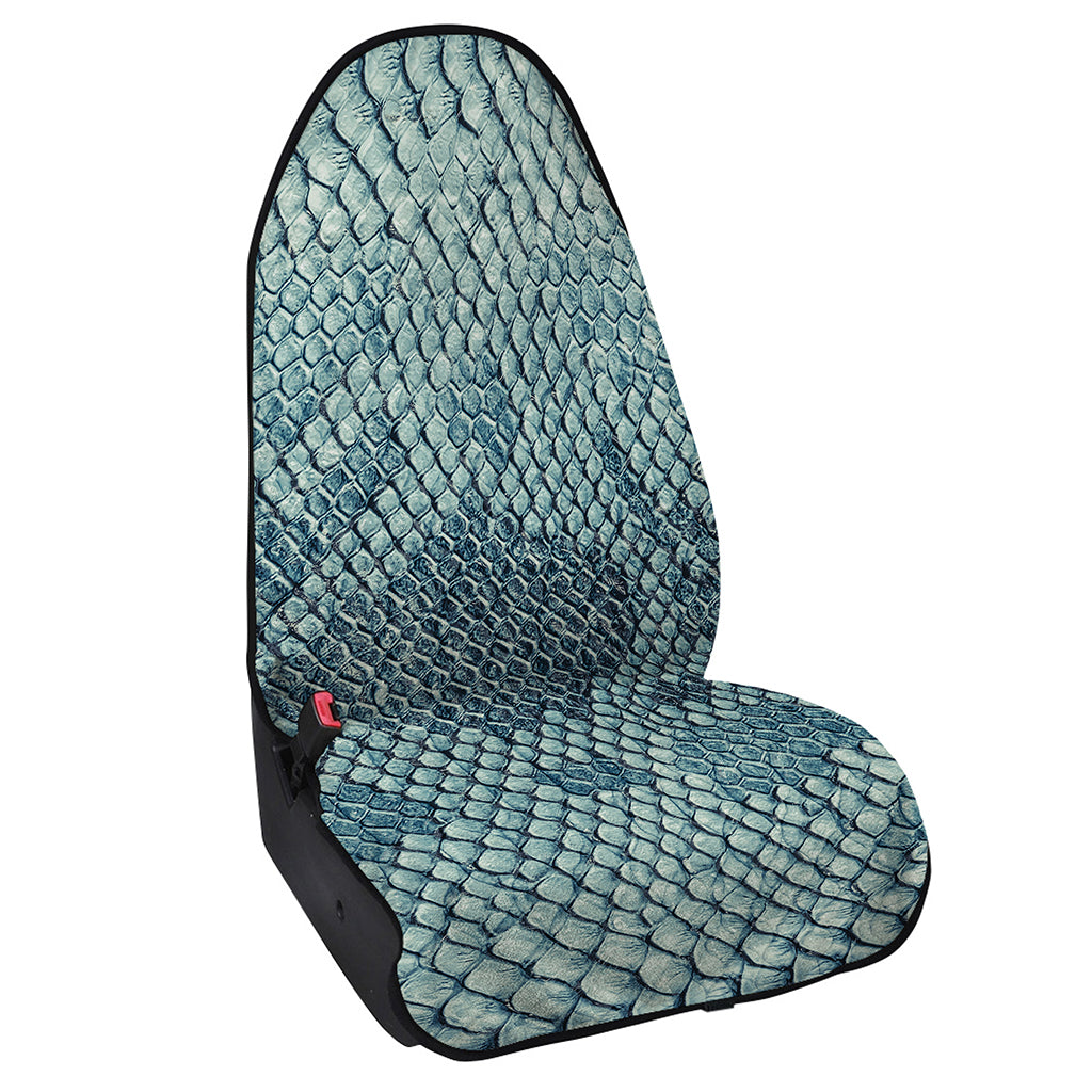 Steel Blue Snakeskin Print Waterproof Car Seat Cover