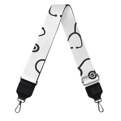 Stethoscope Sign Pattern Print Bag Strap