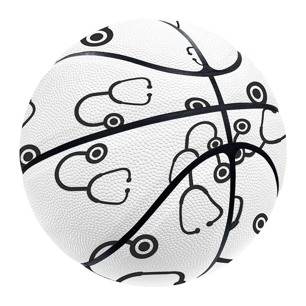 Stethoscope Sign Pattern Print Basketball