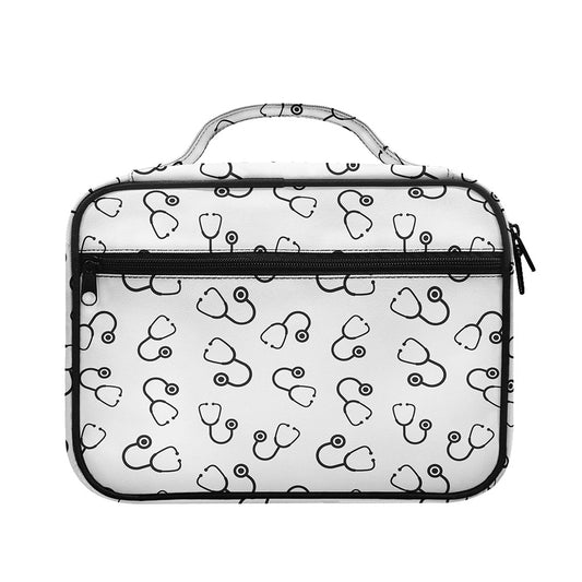 Stethoscope Sign Pattern Print Briefcase Bible Bag