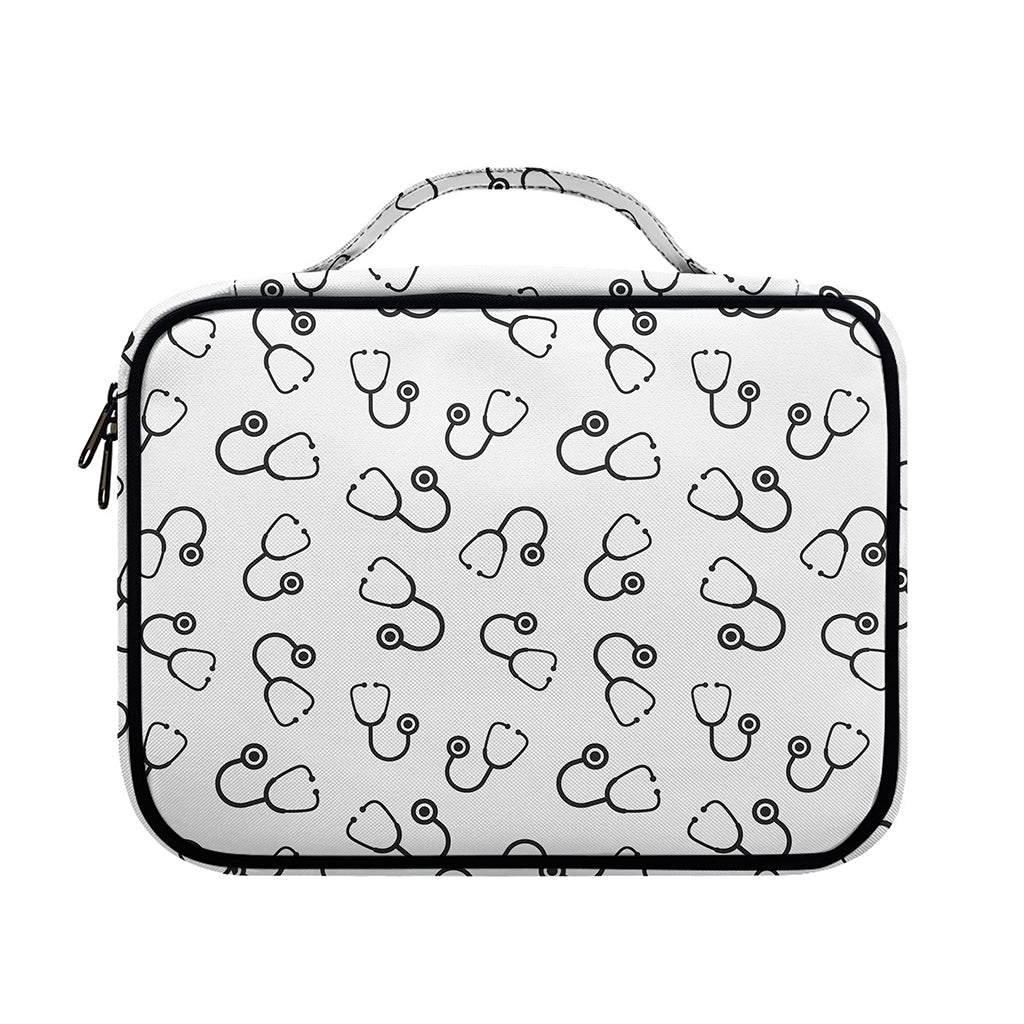 Stethoscope Sign Pattern Print Briefcase Bible Bag