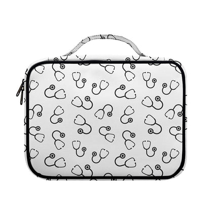 Stethoscope Sign Pattern Print Briefcase Bible Bag