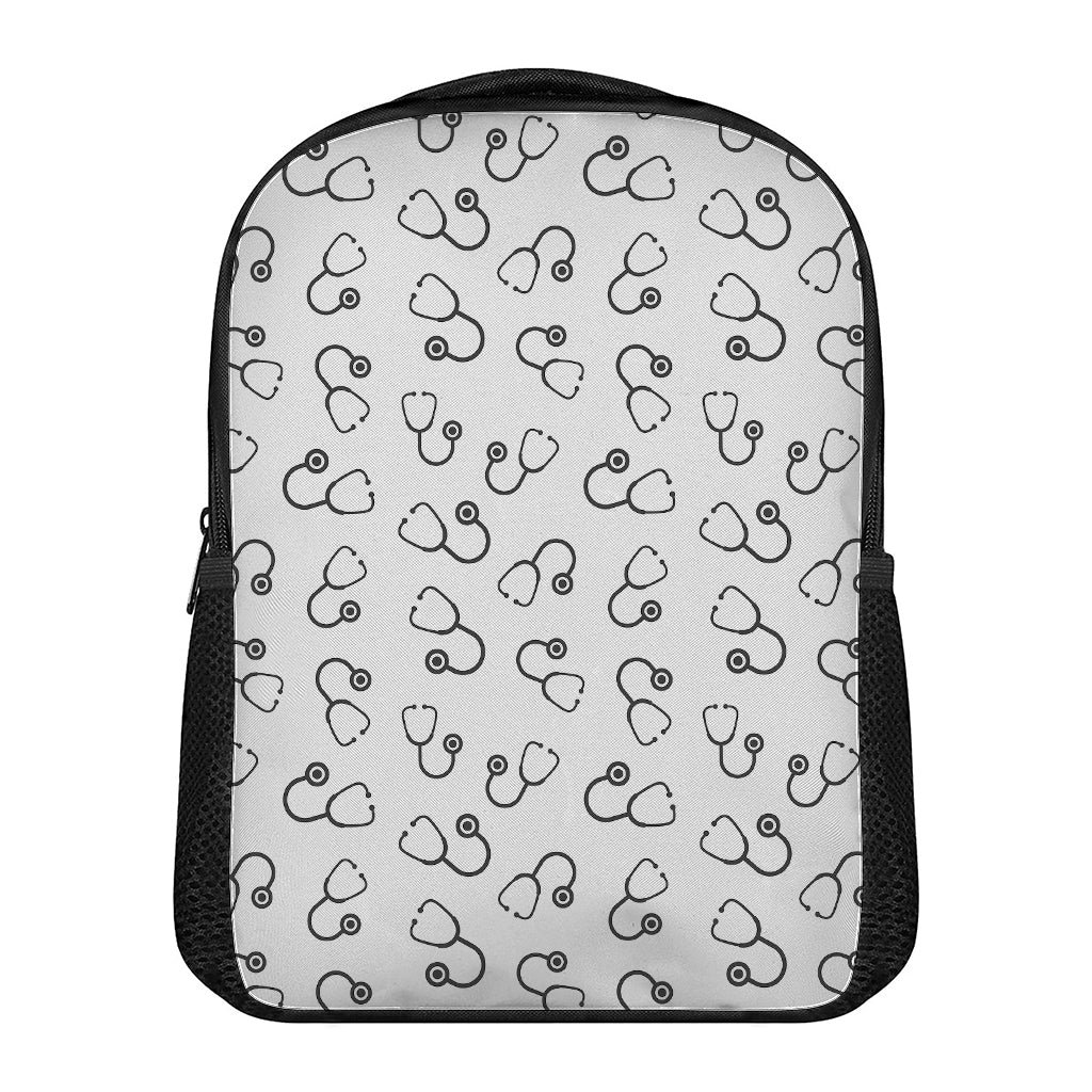 Stethoscope Sign Pattern Print Casual Backpack