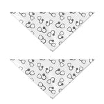 Stethoscope Sign Pattern Print Dog Bandana