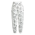 Stethoscope Sign Pattern Print Fleece Lined Knit Pants