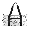 Stethoscope Sign Pattern Print Gym Bag