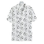 Stethoscope Sign Pattern Print Hawaiian Shirt