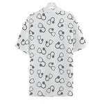 Stethoscope Sign Pattern Print Hawaiian Shirt