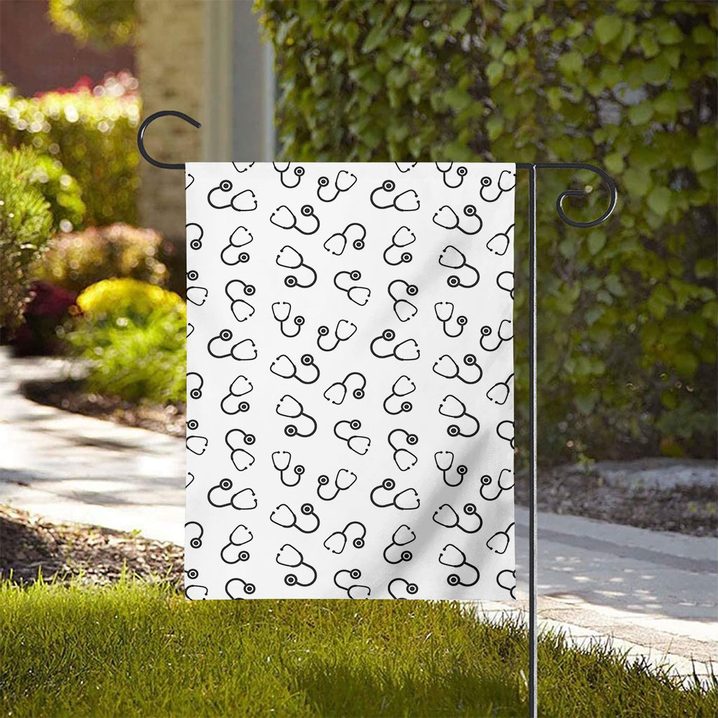 Stethoscope Sign Pattern Print House Flag