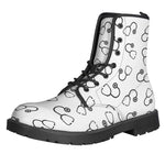 Stethoscope Sign Pattern Print Backpack