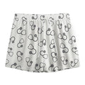 Stethoscope Sign Pattern Print Mesh Shorts