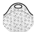 Stethoscope Sign Pattern Print Neoprene Lunch Bag