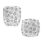 Stethoscope Sign Pattern Print Office Chair Cover