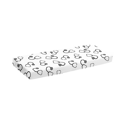 Stethoscope Sign Pattern Print Piano Keyboard Cover