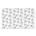 Stethoscope Sign Pattern Print Polyester Doormat