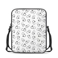 Stethoscope Sign Pattern Print Rectangular Crossbody Bag