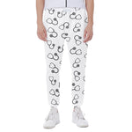 Stethoscope Sign Pattern Print Scuba Joggers