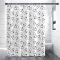 Stethoscope Sign Pattern Print Shower Curtain