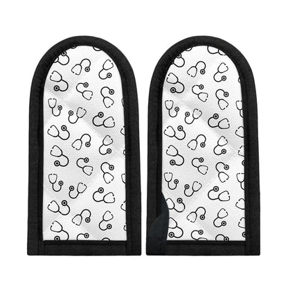 Stethoscope Sign Pattern Print Skillet Handle Cover