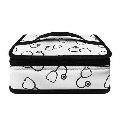 Stethoscope Sign Pattern Print Small Lunch Bag
