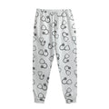 Stethoscope Sign Pattern Print Sweatpants