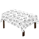 Stethoscope Sign Pattern Print Tablecloth